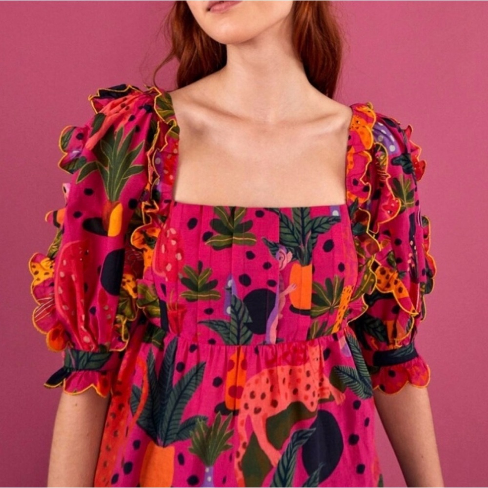FARM Rio Pop Leopards Blouse